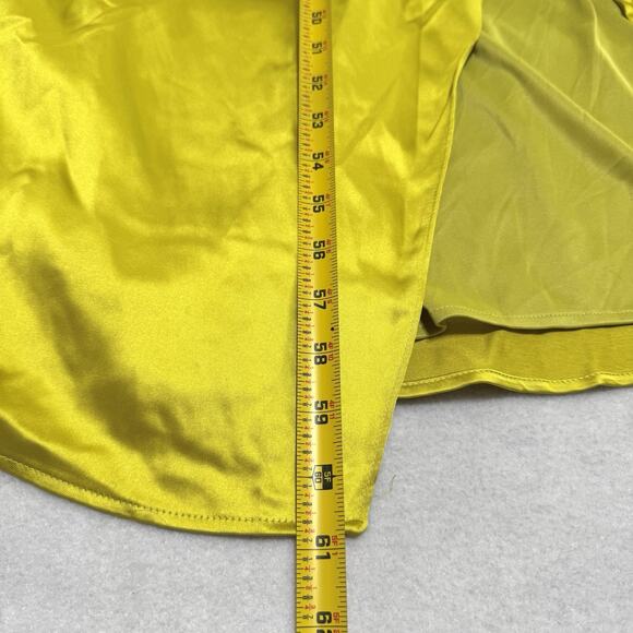 Mac Duggal Ieena 26676 Green Chartreuse Gown 14 Structured Bow Long Sleeve NWT - Picture 11 of 16